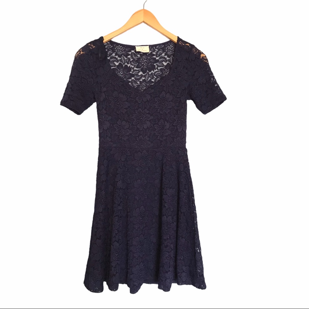 Pins and Needles lacy skater dress size small